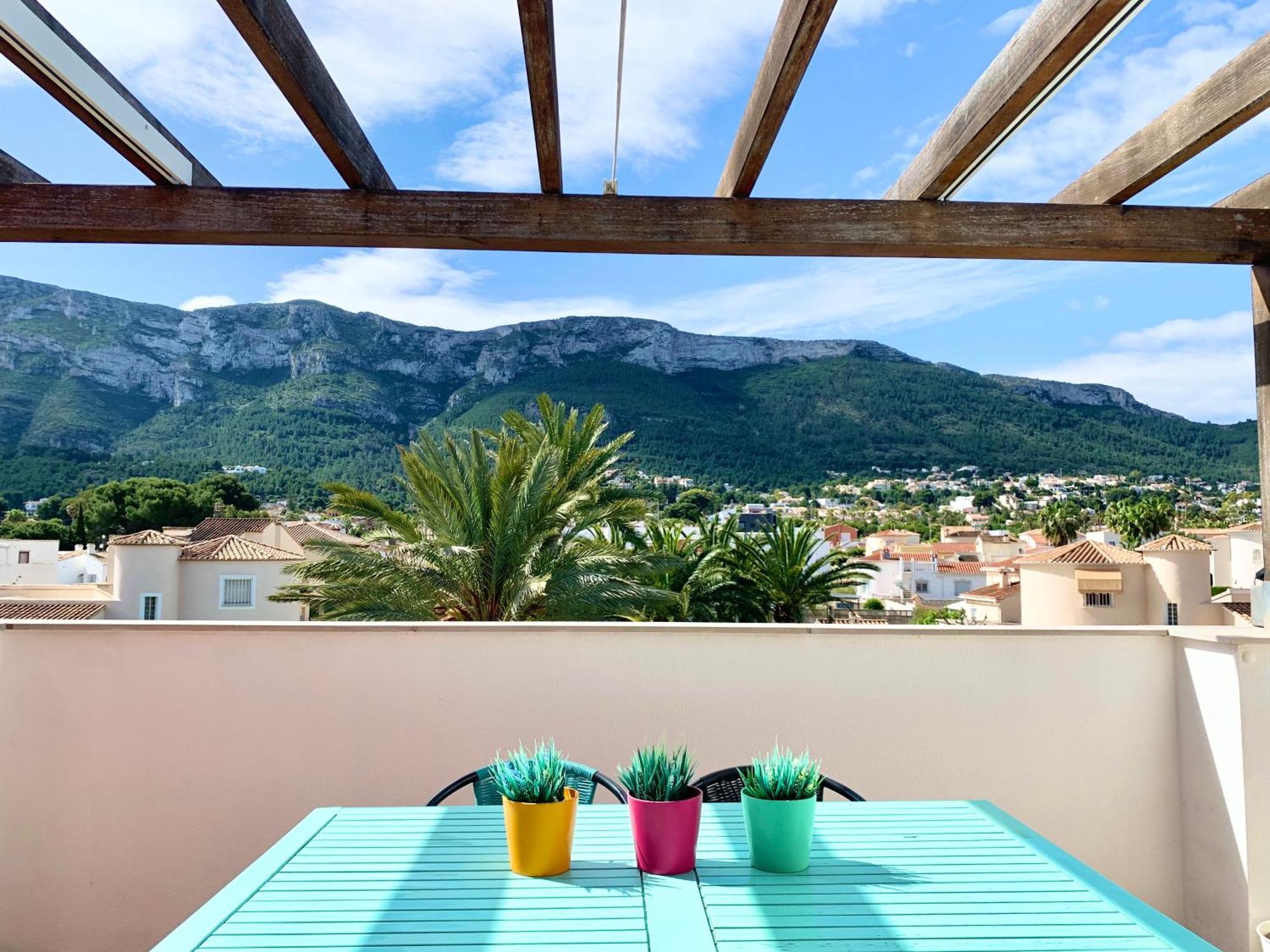 Hoteltype Penthouse 2 Beds, Parking, Wifi & Pool Stunning Views Denia Luaran gambar