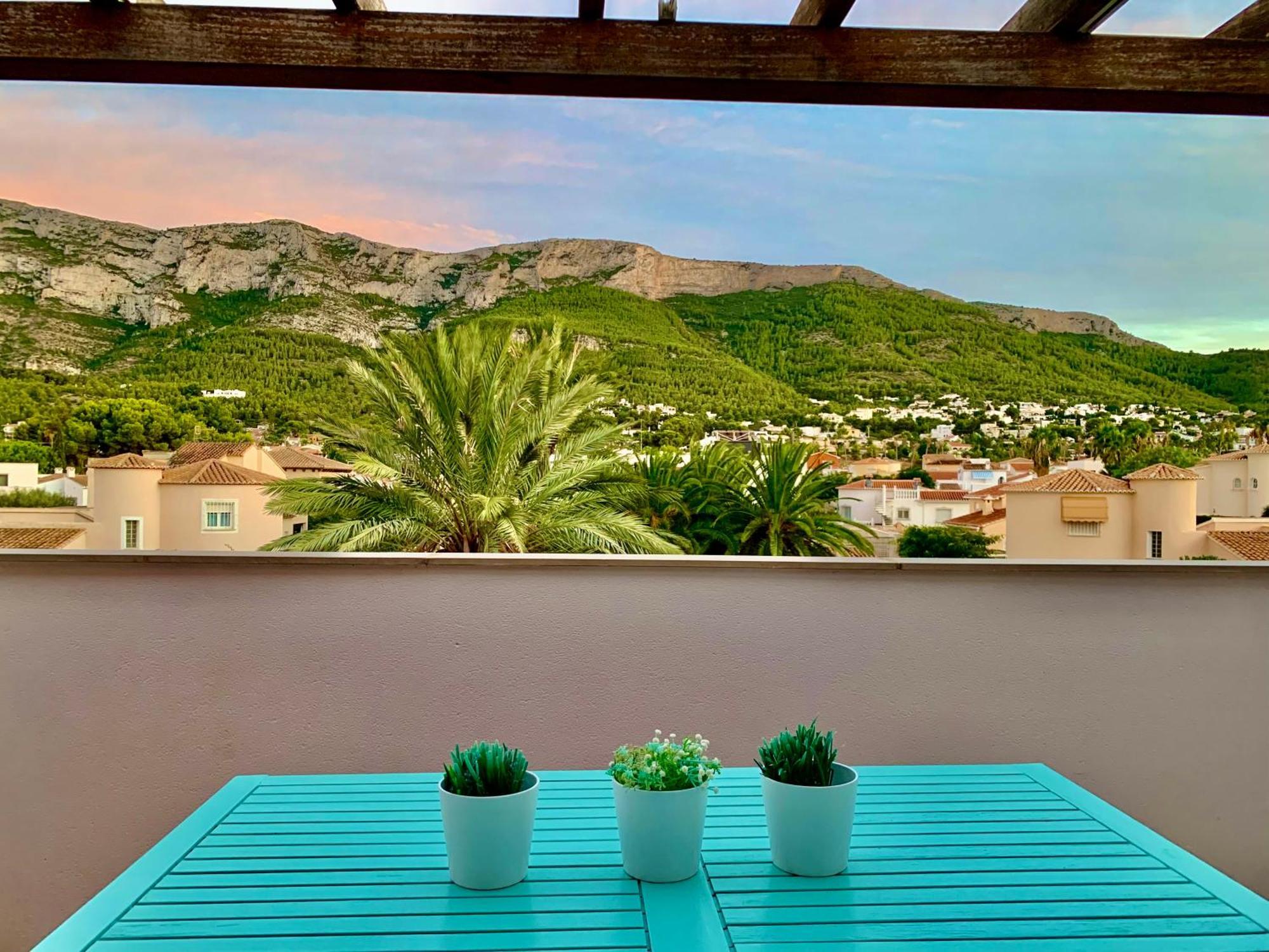 Hoteltype Penthouse 2 Beds, Parking, Wifi & Pool Stunning Views Denia Luaran gambar